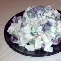 Рецепты салатов с фасолью и курицей