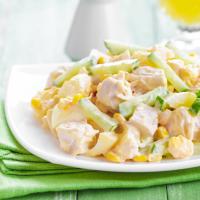 Рецепты салатов с курицей и кукурузой Готовим салат из курицы, пекинской капусты и кукурузы
