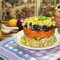 Рецепты вкусных салатов с грибами и картофелем Салат из грибов картошки рецепт